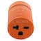 Ac Works Plug Adapter, 6-15/20R, L14-30P, 6-20P, L14-30P, 0 ft., Orange ADL1430620 - alternate 4